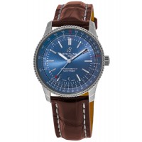 Réplique Montre Breitling Navitimer 1 Automatique 41 Cadran bleu Bracelet en cuir marron pour homme A17326161C1P1