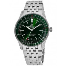 Réplique Montre Breitling Navitimer Automatic 41 pour homme en acier avec cadran vert A17326361L1A1