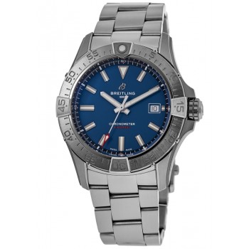 Réplique Montre Breitling Avenger Automatique 42 avec cadran bleu et bracelet en acier pour homme A17328101C1A1