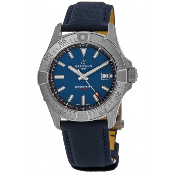 Réplique Montre Breitling Avenger Automatic 42 pour homme avec cadran bleu et bracelet en cuir A17328101C1X1