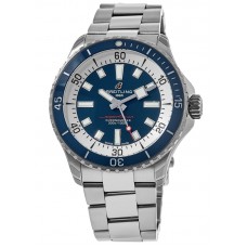 Réplique Montre Breitling Superocean Automatic 42 pour homme en acier avec cadran bleu A17375E71C1A1