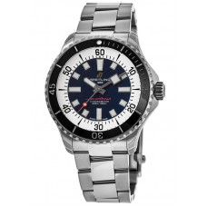 Réplique Montre Breitling Superocean Automatic 44 pour homme en acier avec cadran bleu A17376211C1A1