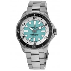 Réplique Montre Breitling Superocean Automatic 44 pour homme en acier avec cadran turquoise A17376211L2A1