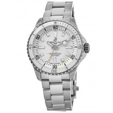 Réplique Montre Breitling Superocean Automatic 36 pour femme en acier avec cadran blanc A17377211A1A1