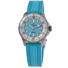 Réplique Montre Breitling Superocean Automatic 36 pour homme, cadran turquoise, bracelet en caoutchouc, A17377211C1S1