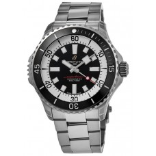 Réplique Montre Breitling Superocean Automatic 46 pour homme en acier avec cadran noir A17378211B1A1