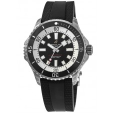 Réplique Montre Breitling Superocean Automatic 46 pour homme avec cadran noir et bracelet en caoutchouc A17378211B1S1