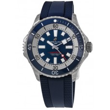 Réplique Montre Breitling Superocean Automatic 46 avec cadran bleu et bracelet en caoutchouc pour homme A17378E71C1S1