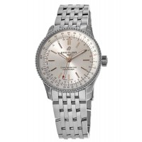 Réplique Montre pour femme Breitling Navitimer Automatic 35 avec cadran argenté en acier inoxydable A17395F41G1A1