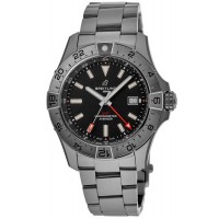 Réplique Montre Breitling Avenger automatique GMT 44 pour homme avec cadran noir en acier inoxydable A32320101B1A1