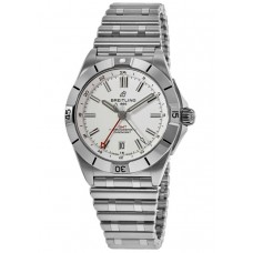 Réplique Montre Breitling Chronomat Automatique GMT 40 pour Homme en Acier à Cadran Blanc A32398101A1A1