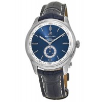 Réplique Montre Breitling Premier Automatic 40 avec cadran bleu et bracelet crocodile pour homme A37340351C1P1