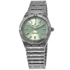 Réplique Montre Breitling Chronomat Quartz 32 pour femme avec cadran vert en acier A77310101L1A1