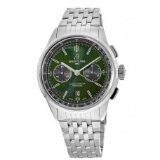 Réplique Montre Breitling Premier B01 Chronographe 42 Bentley British Racing avec cadran vert pour homme AB0118A11L1A1