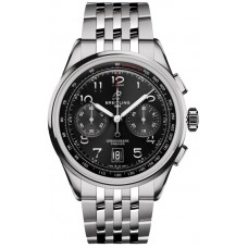 Réplique Montre Breitling Premier B01 Chronographe 42 pour homme en acier avec cadran noir AB0145221B1A1