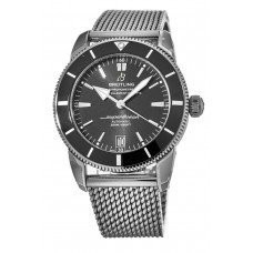 Réplique Montre Breitling Superocean Heritage II Automatique 42 en céramique noire et acier inoxydable pour homme AB2010121B1A1