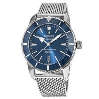 Réplique Montre Breitling Superocean Heritage II automatique 42 pour homme en céramique avec cadran bleu AB2010161C1A1