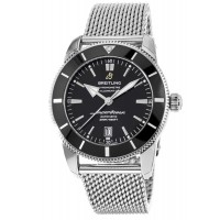 Réplique Montre Breitling Superocean Heritage II Automatique 46 avec lunette en céramique noire pour homme AB2020121B1A1