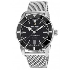 Réplique Montre Breitling Superocean Heritage II Automatique 46 avec lunette en céramique noire pour homme AB2020121B1A1