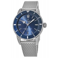 Réplique Montre Breitling Superocean Heritage II automatique 44 en acier inoxydable bleu pour homme AB2030161C1A1