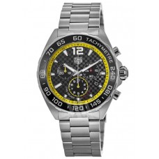 Réplique Montre pour homme Tag Heuer Formule 1 chronographe cadran noir en acier inoxydable CAZ101AC.BA0842