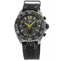 Réplique Montre pour homme Tag Heuer Formule 1 chronographe à quartz cadran gris en nylon CAZ101AG.FC8304