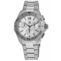 Réplique Montre pour homme Tag Heuer Aquaracer Professional 200 Date cadran argenté en acier CBP1111.BA0627