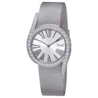 Réplique Montre Piaget Limelight Gala avec cadran argenté et diamant en or blanc pour femme G0A41212