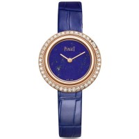 Réplique Montre Piaget Possession Cadran Bleu Bracelet Cuir Bleu Femme G0A43086