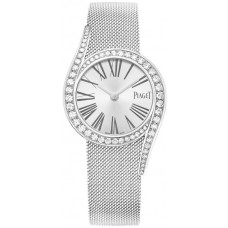 Réplique Montre Piaget Limelight Gala avec cadran argenté et diamant en or blanc pour femme G0A44212