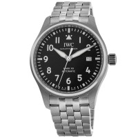 Réplique Montre IWC Pilot's Mark XX pour homme en acier à cadran noir IW328202