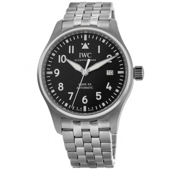 Réplique Montre IWC Pilot's Mark XX pour homme en acier à cadran noir IW328202