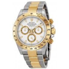 Réplique Montre Rolex Cosmograph Daytona Cosmograph pour homme avec cadran blanc M116503-0001