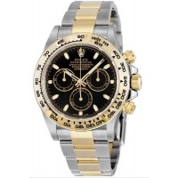 Réplique Montre Rolex Cosmograph Daytona Cosmograph pour homme avec cadran noir M116503-0004