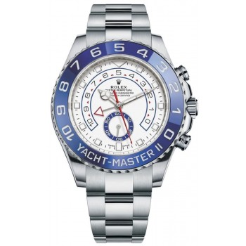 Réplique Montre pour homme Rolex Yacht-Master II en acier inoxydable avec cadran blanc M116680-0002