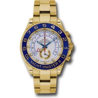 Réplique Montre pour homme Rolex Yacht-Master II en or jaune 18 carats M116688-0001