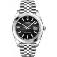 Réplique Montre Rolex Datejust 41 pour homme avec cadran noir M126300-0012