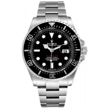 Réplique Montre Rolex Sea-Dweller pour homme avec cadran noir Oystersteel M126600-0002