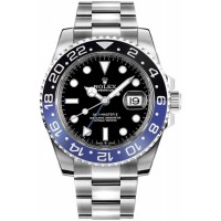 Réplique Montre Rolex GMT Master II Batman Oyster pour homme M126710BLNR-0003