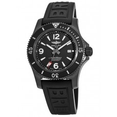 Réplique Montre Breitling Superocean 46 en acier noir avec bracelet en caoutchouc noir pour homme M17368B71B1S1-SD