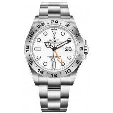 Réplique Montre pour homme Rolex Explorer ll à cadran blanc M226570-0001