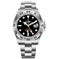 Réplique Montre Rolex Explorer ll pour homme avec cadran noir M226570-0002