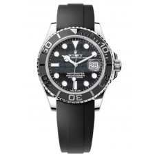 Réplique Montre Rolex Yacht-Master 42 Falcon's Eye Dial en or blanc 18 carats Oysterflex pour homme M226659-0004