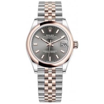 Réplique Montre Rolex Datejust 31 pour femme avec cadran ardoise M278241-0018