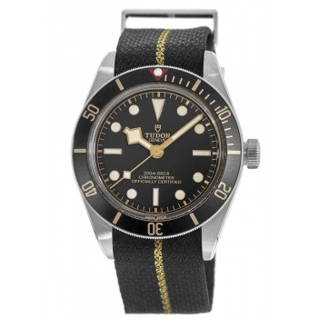 Réplique Montre Tudor Black Bay Fifty-Eight pour homme avec cadran noir et bracelet en tissu M79030N-0003