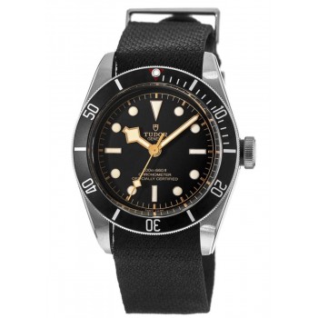 Réplique Montre Tudor Black Bay 41 automatique avec lunette noire et bracelet en tissu pour homme M79230N-0005