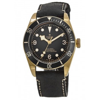 Réplique Montre Tudor Black Bay Bronze Automatique Cadran Gris Bracelet Cuir Homme M79250BA-0001