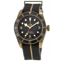 Réplique Montre Tudor Black Bay Bronze Gris Cadran Bracelet Cuir Homme M79250BA-0002