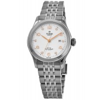 Réplique Montre pour femme Tudor 1926 en acier inoxydable serti de diamants de 28 mm M91350-0003