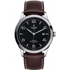 Réplique Montre pour homme Tudor 1926 41 mm avec cadran noir et bracelet en cuir M91650-0008